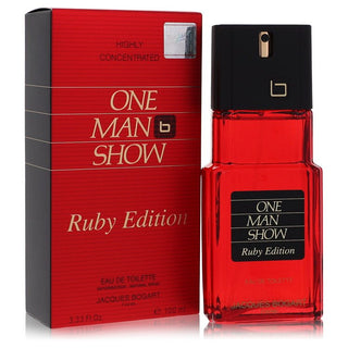 One Man Show Ruby by Jacques Bogart Eau De Toilette Spray 3.3 oz for Men