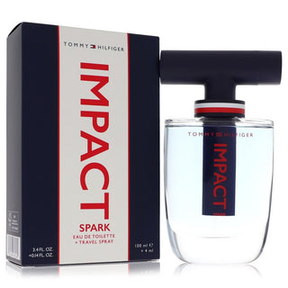 Tommy Hilfiger Impact Spark by Tommy Hilfiger Eau De Toilette Spray 3.4 oz 3.4 oz Eau De Toilette + .14 oz Travel EDT Spray for Men