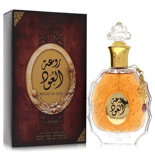 Lattafa Rouat Al Oud by Lattafa Eau De Parfum Spray 3.4 oz for Men