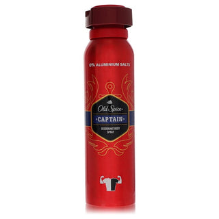 Old Spice Captain by Old Spice Deodorant Spray 5 oz for Men